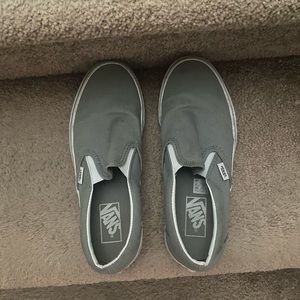 gray slip on vans ❤️